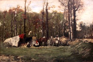 Gypsy Camp by Mihály Munkácsy